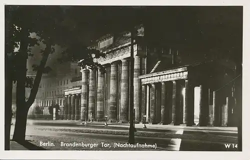 Berlin Brandenburger Tor Nachtaufnahme ngl 117.266