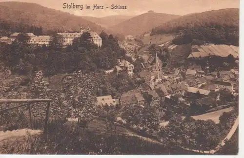 Stolberg i.H. Panorama und Schloss ngl 92.193