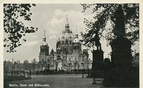 Berlin Dom mit Silhouette gl1938 117.324