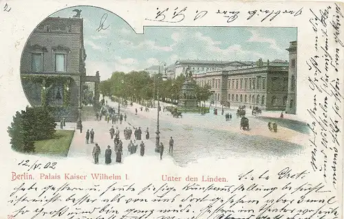 Berlin Unter den Linden Palais Kaiser gl1902 117.745