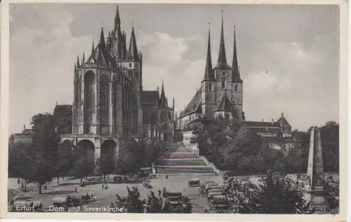 Erfurt Dom und Severikirche gl1933 92.530