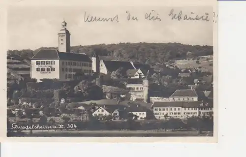 Gundelsheim Panorama mit Schloss feldpgl1943 93.146