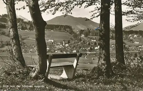 Bad Kohlgrub Blick von der schönen Aussicht ngl 120.095