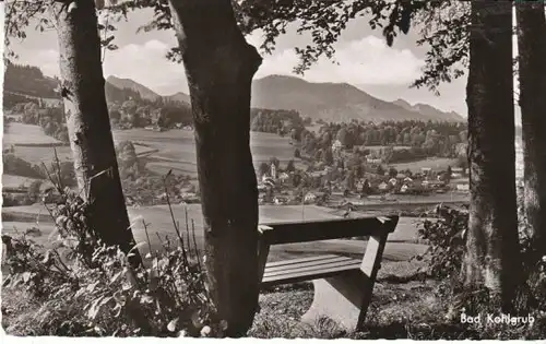 Bad Kohlgrub Blick auf die Stadt gl1963 B4179