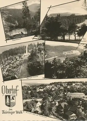 Oberhof Mehrbildkarte Teilansichten gl1962 118.043