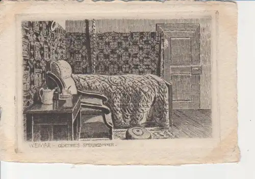 Weimar Goethes Sterbezimmer ngl 92.723