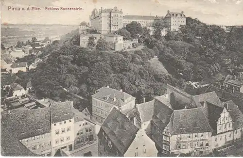 Pirna/Elbe Schloss Sonnenstein Gasthaus gl1909 B4621