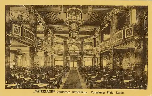 Berlin Kaffeehaus "Vaterland" gl1916 117.684