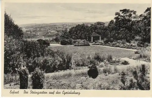 Erfurt Steingarten auf der Cyriaksburg gl1938 B4381