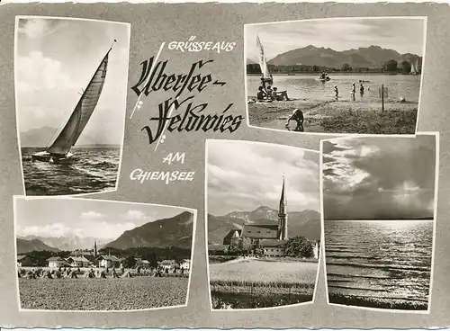 Übersee-Feldwies/Chiemsee Teilansichten gl1967 119.657