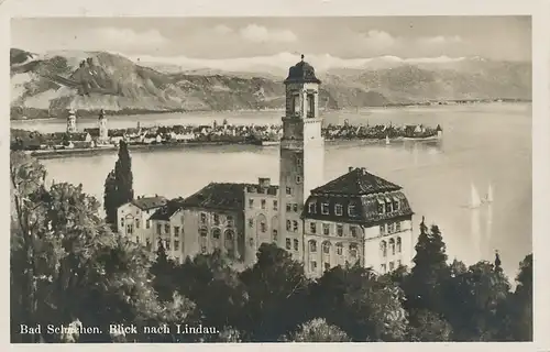 Bad Schachen - Blick nach Lindau gl1932 127.952