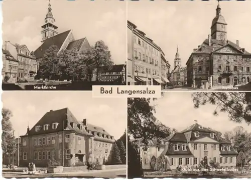 Bad Langensalza Mehrbildkarte gl1961 B4496
