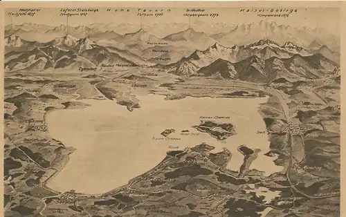 Chiemsee und seine Umgebung Panorama ngl 119.697