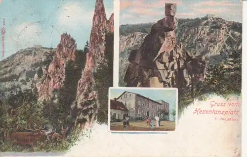 Partie im Bodetal Hexentanzplatz gl1912 91.748