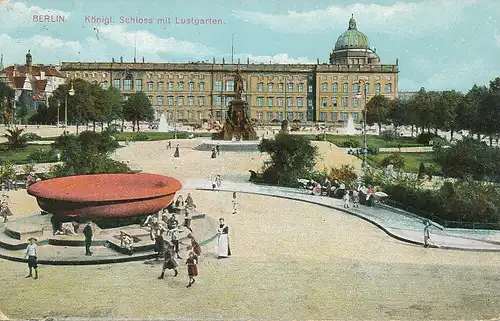 Berlin Schloss mit Lustgarten gl1911 117.650