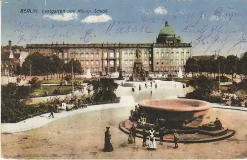 Berlin Königl.Schloß Lustgarten gl1916 B4673