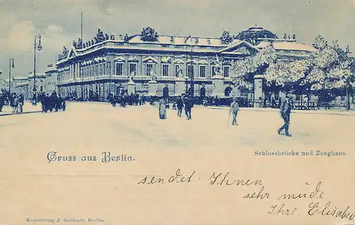 Berlin Schlossbrücke Zeughaus gl1900 117.774