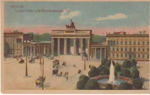 Berlin Brandenburger Tor Pariser Platz ngl B4914