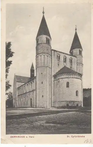 Gernrode/Harz Kirche St.Cirlaki feldpgl1917 B4517