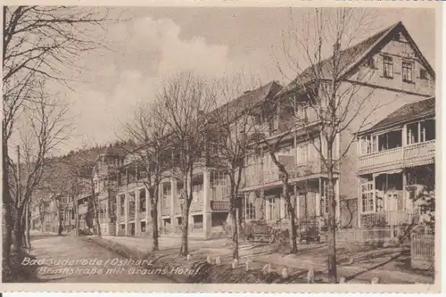 Bad Suderode Brinkstraße mit Grauns Hotel ngl 91.868