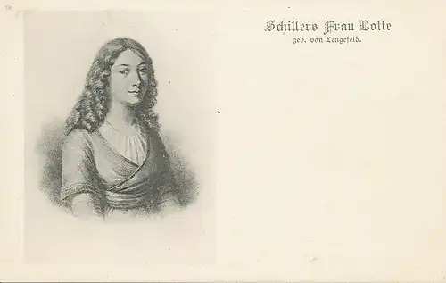 Porträt Schillers Frau Lotte ngl 118.869