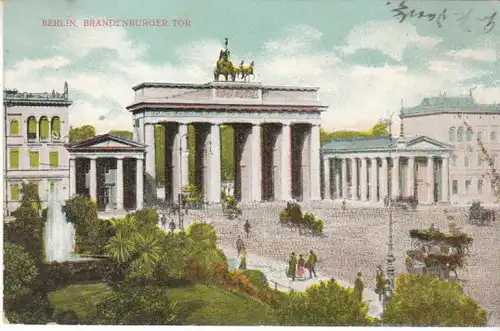 Berlin Brandenburger Tor Pariser Platz gl1907 B4918