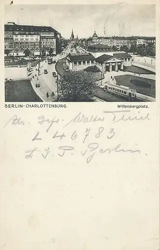 Charlottenburg Wittenbergplatz feldpgl1943 117.131