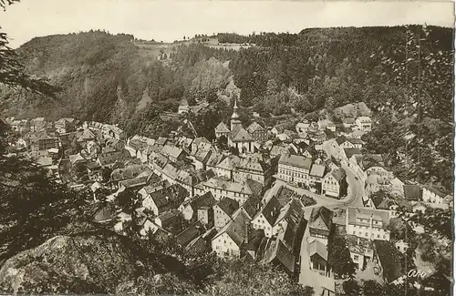 Bad Berneck Blick vom Sonnentempel gl1964 121.821