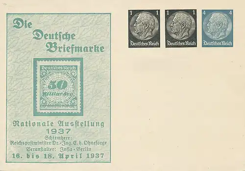 Berlin Briefmarkenausstellung 1937 ngl 117.813