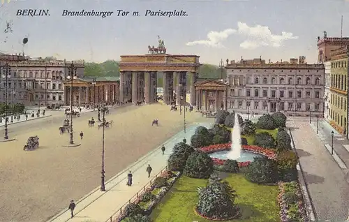 Berlin Brandenburger Tor Pariser Platz gl1912 117.270