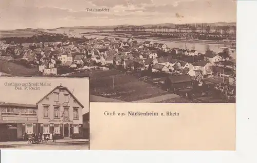 Nackenheim a.R. Gasthaus Stadt Mainz bahnpgl1931 94.694