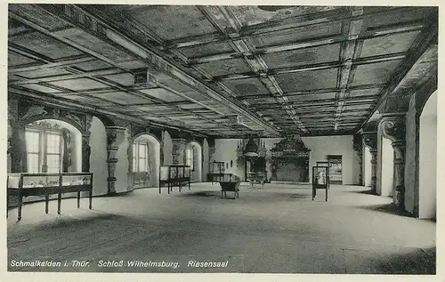 Schmalkalden Schloss Wilhelmsburg Saal gl1937 118.044