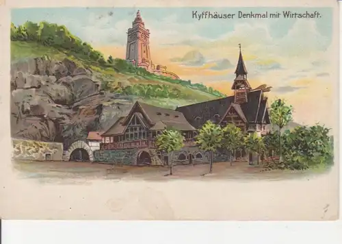 Kyffhäuser-Denkmal mit Wirtschaft ngl 92.183