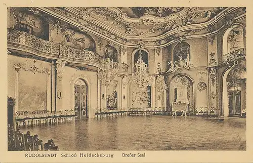 Rudolstadt Schloss Heidecksburg Gr. Saal ngl 118.054