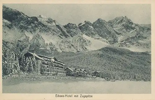 Eibsee-Hotel mit Zugspitze ngl 119.938