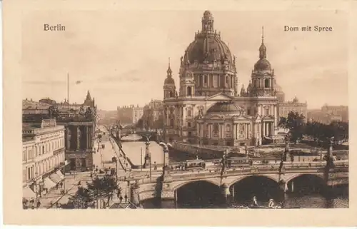 Berlin Dom mit Spree gl1914 B4710