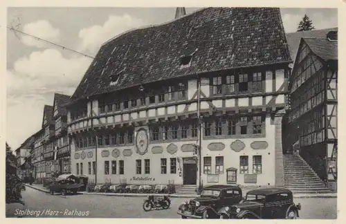 Stolberg i.H. Rathaus feldpgl1941 92.214