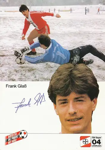 Fußball: Bayer 04 Leverkusen Frank Glaß 112.455