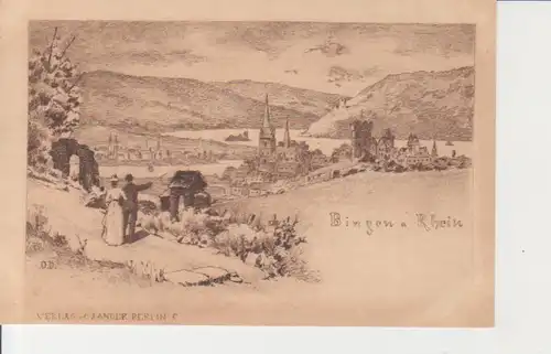 Bingen a.R. Panorama ngl 94.858