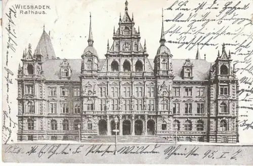 Wiesbaden Rathaus gl1906 B5857