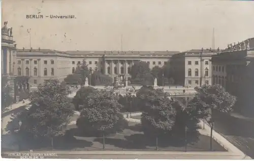 Berlin Friedrich Wilhelm Universität gl1910 B4820