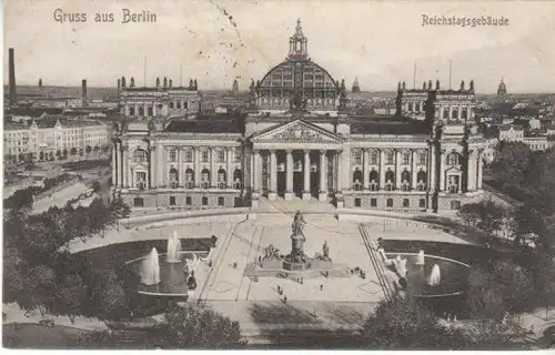 Berlin Reichstagsgebäude gl1907 B4850