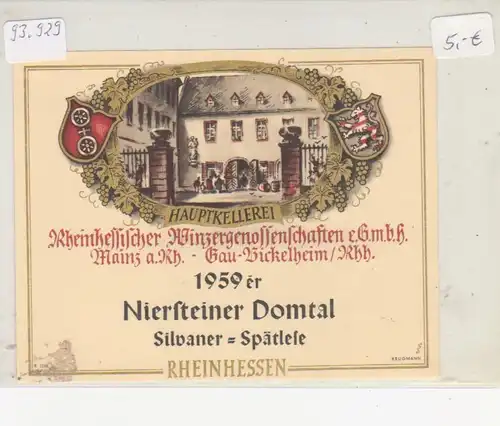 1959er Niersteiner Domtal 93.929