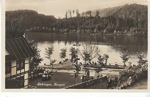 Säckingen Bergsee mit Restaurant gl1935 B9925