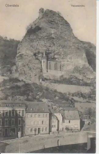 Oberstein a. Nahe Blick zur Felsenkirche gl1911 94.977