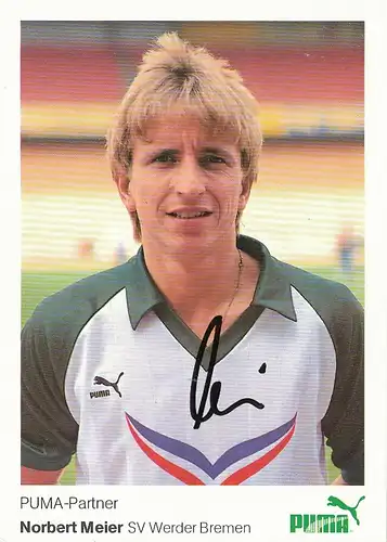 Fußball: SV Werder Bremen Norbert Meier 112.055