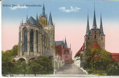 Erfurt Dom u.Severikirche ngl B6632