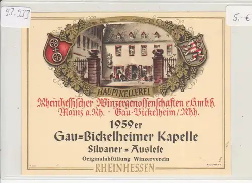 1959er Gau-Bickelheimer Kapelle 93.933