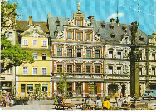 Erfurt Fischmarkt mit Roland gl1986 B6650