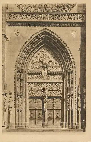 Nürnberg Lorenzkirche Hauptportal ngl 124.725